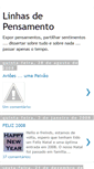Mobile Screenshot of linhaspensamento.blogspot.com