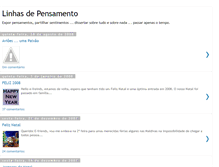 Tablet Screenshot of linhaspensamento.blogspot.com