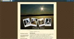 Desktop Screenshot of findingsirius.blogspot.com