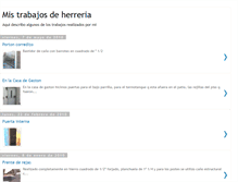 Tablet Screenshot of mistrabajosdeherreria.blogspot.com
