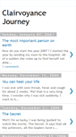 Mobile Screenshot of clairvoyancejourney.blogspot.com