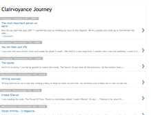 Tablet Screenshot of clairvoyancejourney.blogspot.com
