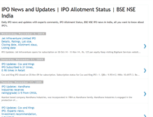 Tablet Screenshot of indiaiponewsandupdates.blogspot.com
