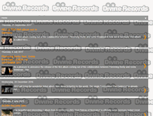 Tablet Screenshot of divine-records.blogspot.com