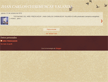 Tablet Screenshot of jhancarloschirimuscayyalanda.blogspot.com