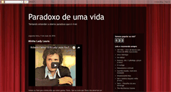 Desktop Screenshot of paradoxodeumavida.blogspot.com