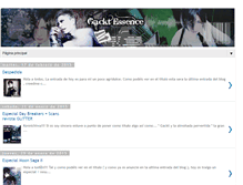 Tablet Screenshot of gacktessence.blogspot.com