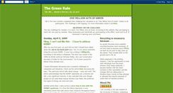 Desktop Screenshot of greenrule.blogspot.com