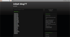 Desktop Screenshot of inikahblog.blogspot.com
