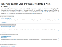 Tablet Screenshot of makeyourpassionyourprofession.blogspot.com