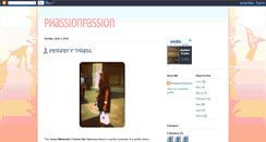 Desktop Screenshot of phassionpassion.blogspot.com