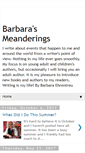 Mobile Screenshot of barbaraehrentreu.blogspot.com