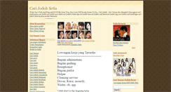 Desktop Screenshot of carijodohsetia.blogspot.com