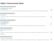 Tablet Screenshot of higherconsciousnessheals.blogspot.com