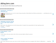 Tablet Screenshot of abhayjere.blogspot.com