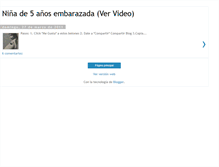 Tablet Screenshot of nina5embarazada.blogspot.com