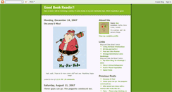 Desktop Screenshot of goodbookreadin.blogspot.com