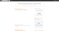 Desktop Screenshot of entrepreneurialnetwork.blogspot.com