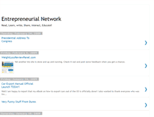 Tablet Screenshot of entrepreneurialnetwork.blogspot.com