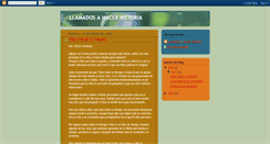 Desktop Screenshot of llamadosahacerhistoria.blogspot.com