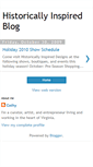 Mobile Screenshot of historicallyinspired.blogspot.com