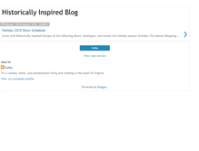 Tablet Screenshot of historicallyinspired.blogspot.com