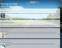 Tablet Screenshot of barkinguptrees.blogspot.com