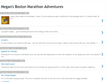 Tablet Screenshot of meganbostonmarathon.blogspot.com