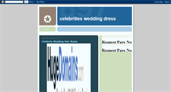 Desktop Screenshot of celebritiesweddingdress-af.blogspot.com