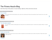 Tablet Screenshot of fit-muscle.blogspot.com