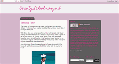 Desktop Screenshot of beautyschooltryout.blogspot.com