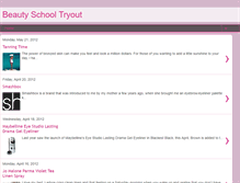 Tablet Screenshot of beautyschooltryout.blogspot.com