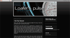 Desktop Screenshot of loaferpulse.blogspot.com