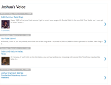 Tablet Screenshot of joshualance.blogspot.com