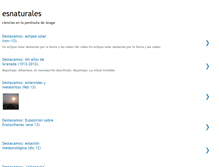 Tablet Screenshot of esnaturales.blogspot.com