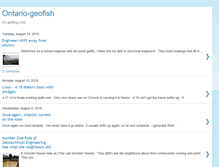 Tablet Screenshot of ontario-geofish.blogspot.com
