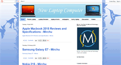 Desktop Screenshot of newlaptopcomputer.blogspot.com