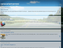 Tablet Screenshot of canavarlarinannesi.blogspot.com