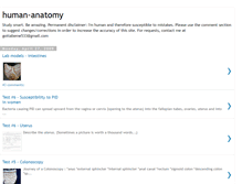 Tablet Screenshot of humananatomyclass.blogspot.com