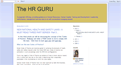 Desktop Screenshot of no1-hr-guru.blogspot.com