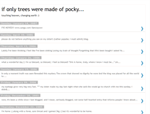 Tablet Screenshot of ifonlytreesweremadeofpocky.blogspot.com