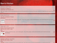 Tablet Screenshot of bemskitchen.blogspot.com