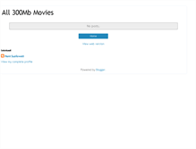 Tablet Screenshot of all300mbmovies.blogspot.com