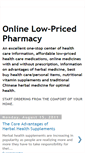 Mobile Screenshot of lowpricepharmacy.blogspot.com