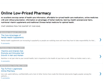 Tablet Screenshot of lowpricepharmacy.blogspot.com