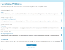 Tablet Screenshot of have-trailer-will-travel.blogspot.com