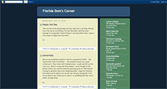 Desktop Screenshot of floridadomscorner.blogspot.com