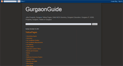Desktop Screenshot of gurgaon-guide.blogspot.com