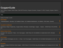 Tablet Screenshot of gurgaon-guide.blogspot.com