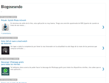 Tablet Screenshot of blogoseando.blogspot.com
